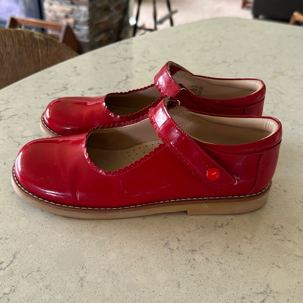 Elephantito red Mary Jane shoes
